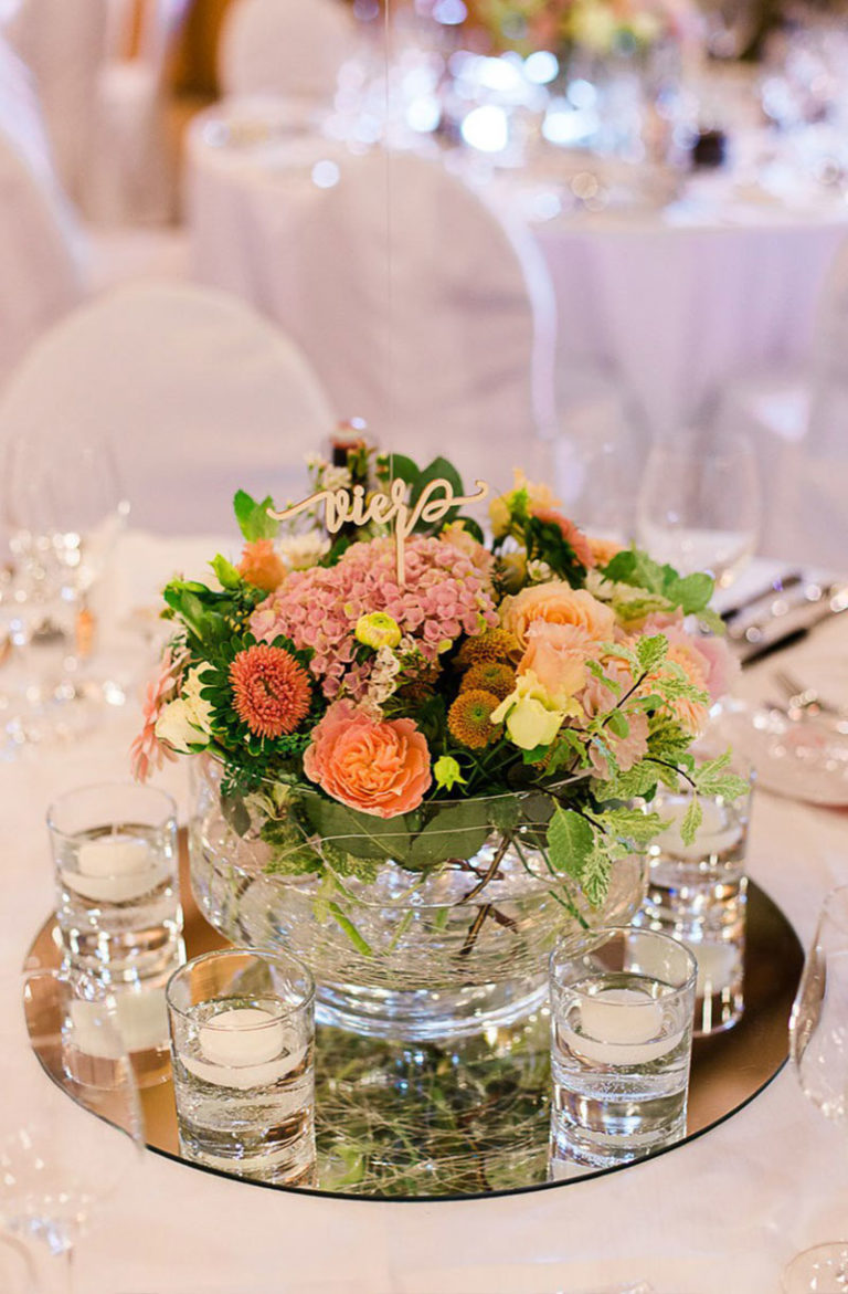 Blumengesteck - Cateringservice Forellenhof