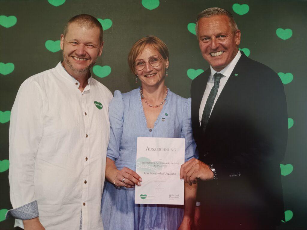 Verleihung Kulinarium Steiermark 2025 von LH Mario Kunasek
